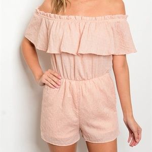 PEACH ROMPER